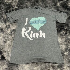 Gray Cruzan Rum Graphic T-Shirt